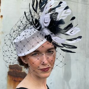 Kentucky Derby Fascinator, Ascot, Racing, Wedding Hat
